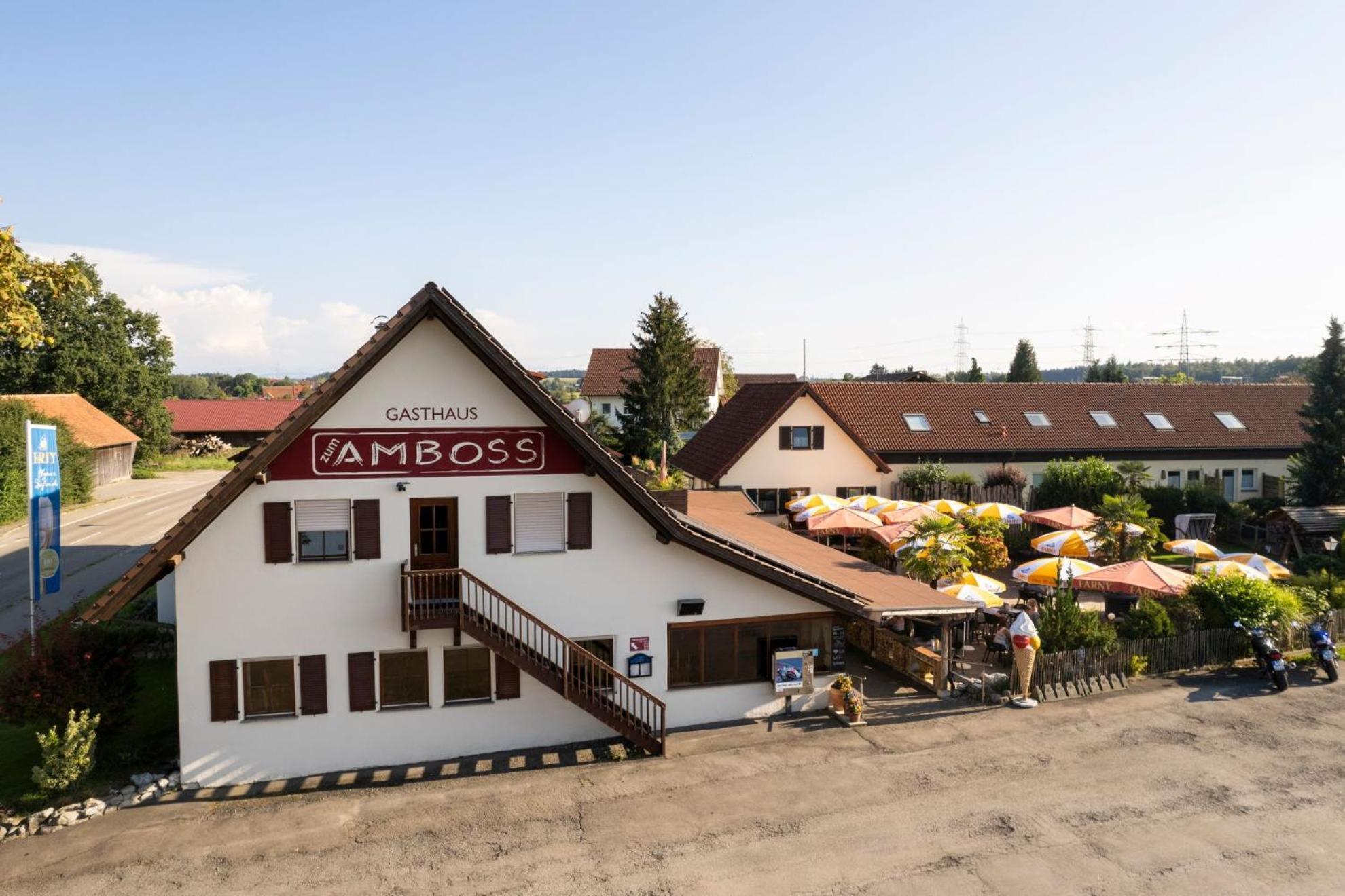 Altbau Gasthaus Amboss Grunkraut Exteriör bild